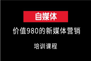 嗨推价值980的新媒体营销培训视频