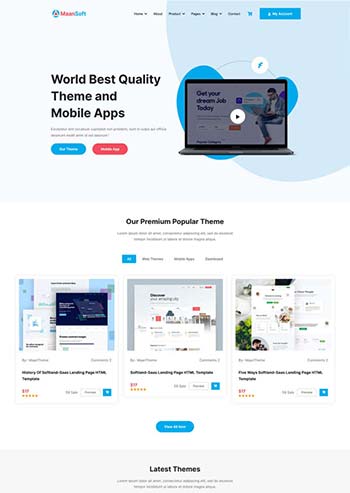 数字信息产品交易平台HTML模板