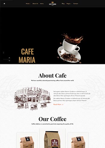 甜品茶餐厅官网html模板